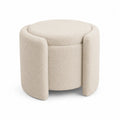 Tabouret en tissu avec rangement Ø 40 cm