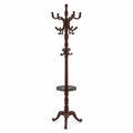 Portemanteau sur pied bois Marron Foncé 185 cm