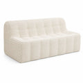 Canapé 3 places en velours beige